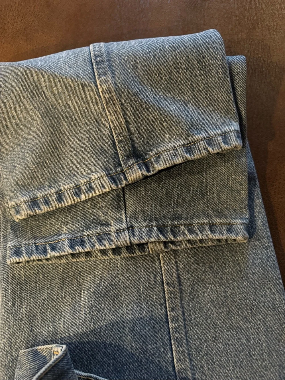 Wrangler Men's Relaxed Light Blue Denim Jeans Sz 40 x 34 Like New!